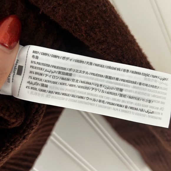 Abercrombie & Fitch Dark Brown Crew Neck Sweater Size XS - Picture 4 of 5